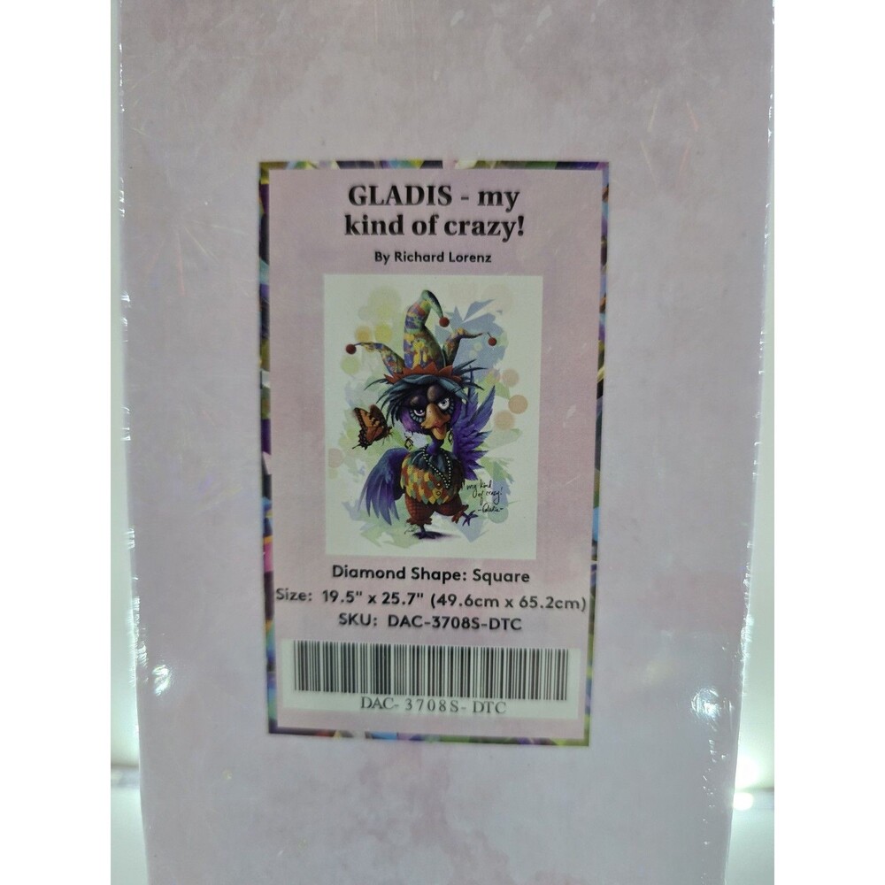 NEW DISCONTINUED Diamond Art Club Diamond Painting “Gladis - My Kind of Crazy”